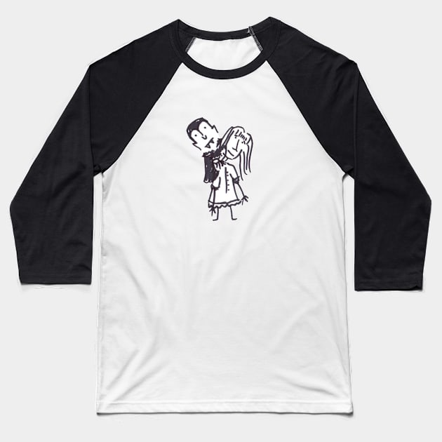 Mary and Vamp Baseball T-Shirt by ubercuties